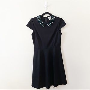 Blithe New York Rhinestone Collared Dress